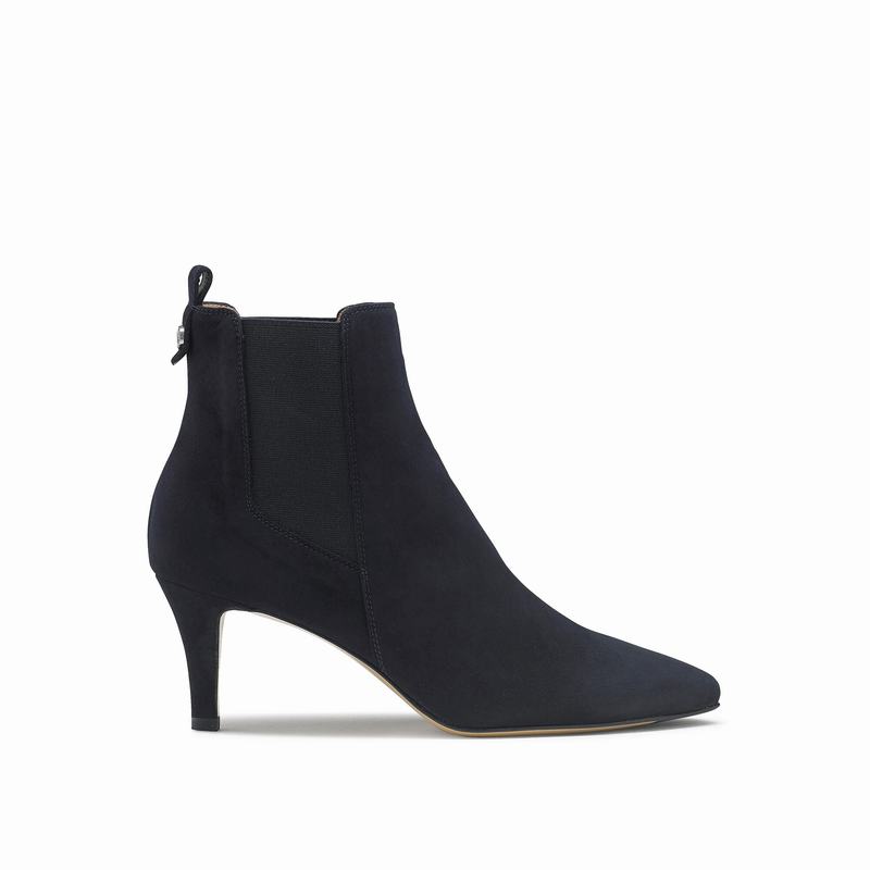 Russell & Bromley Ambition Heeled Chelsea Boots Womens Blue [YIQ5757JJ]
